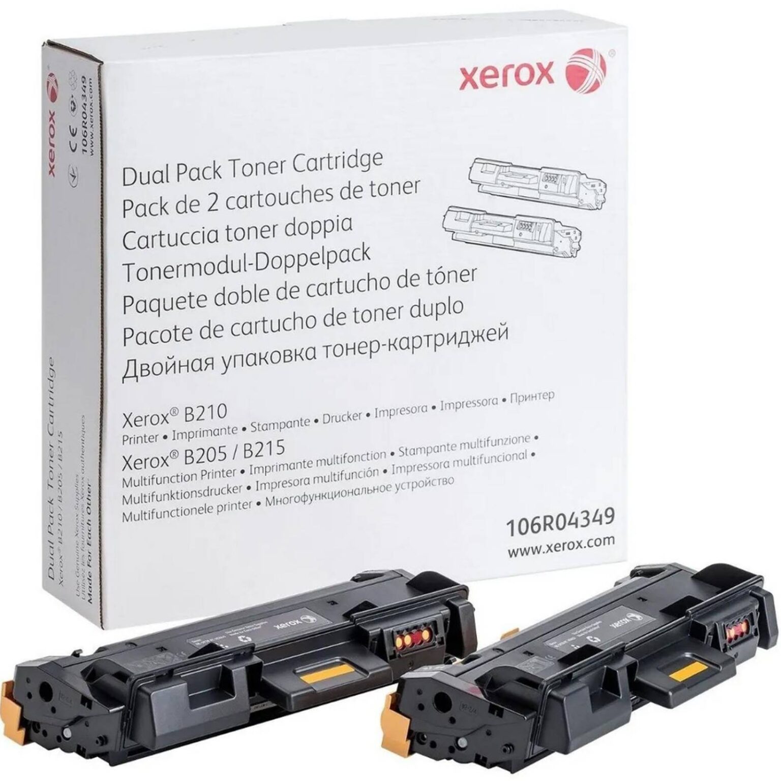 Принтер xerox b205 картридж как заправить